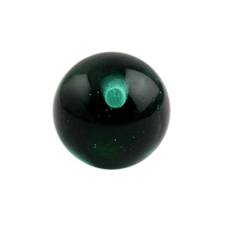 Green Round Glass Wine Stopper (Set Of Two piece)